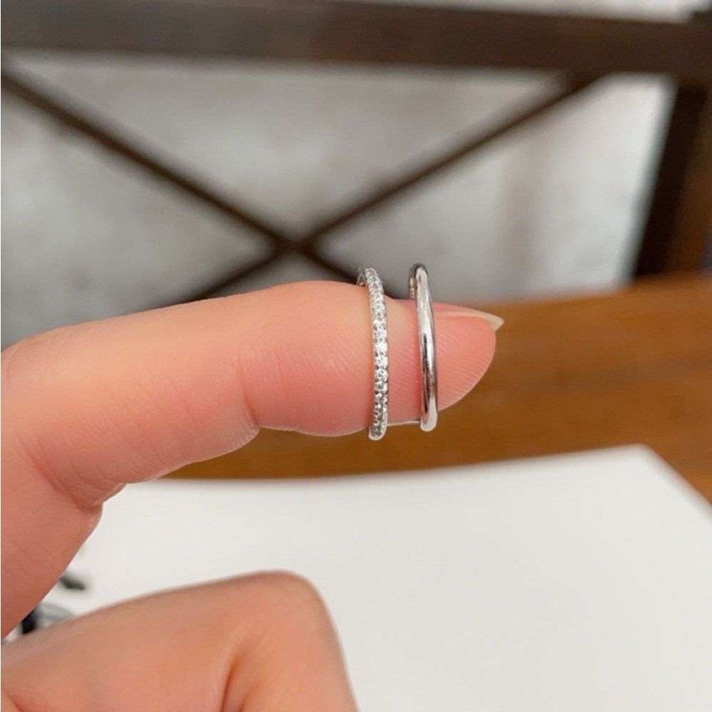 14K White Gold Ring
